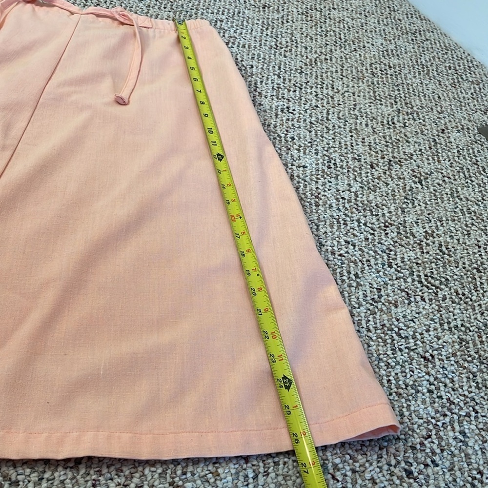 Vtg Jackson Square Peach A-Line Skirt. Size 7 - Picture 10 of 11